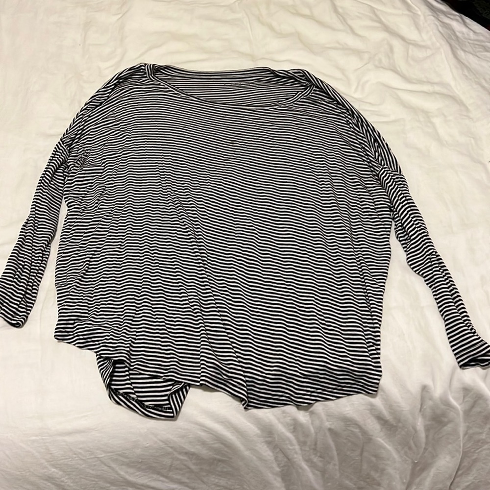 Oversized loft, striped sweater